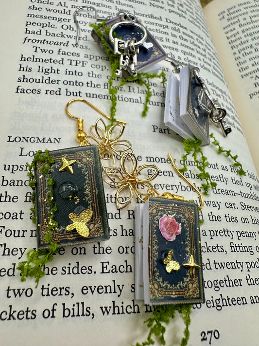 Magical Spellbook Earrings