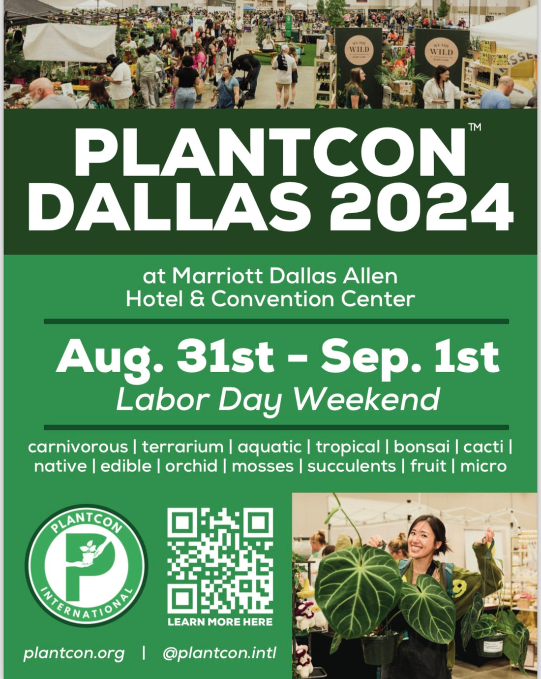 PlantCon Dallas Aug 31/Sept 1