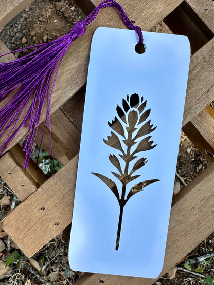 Blind Bookmark Set - Flowers