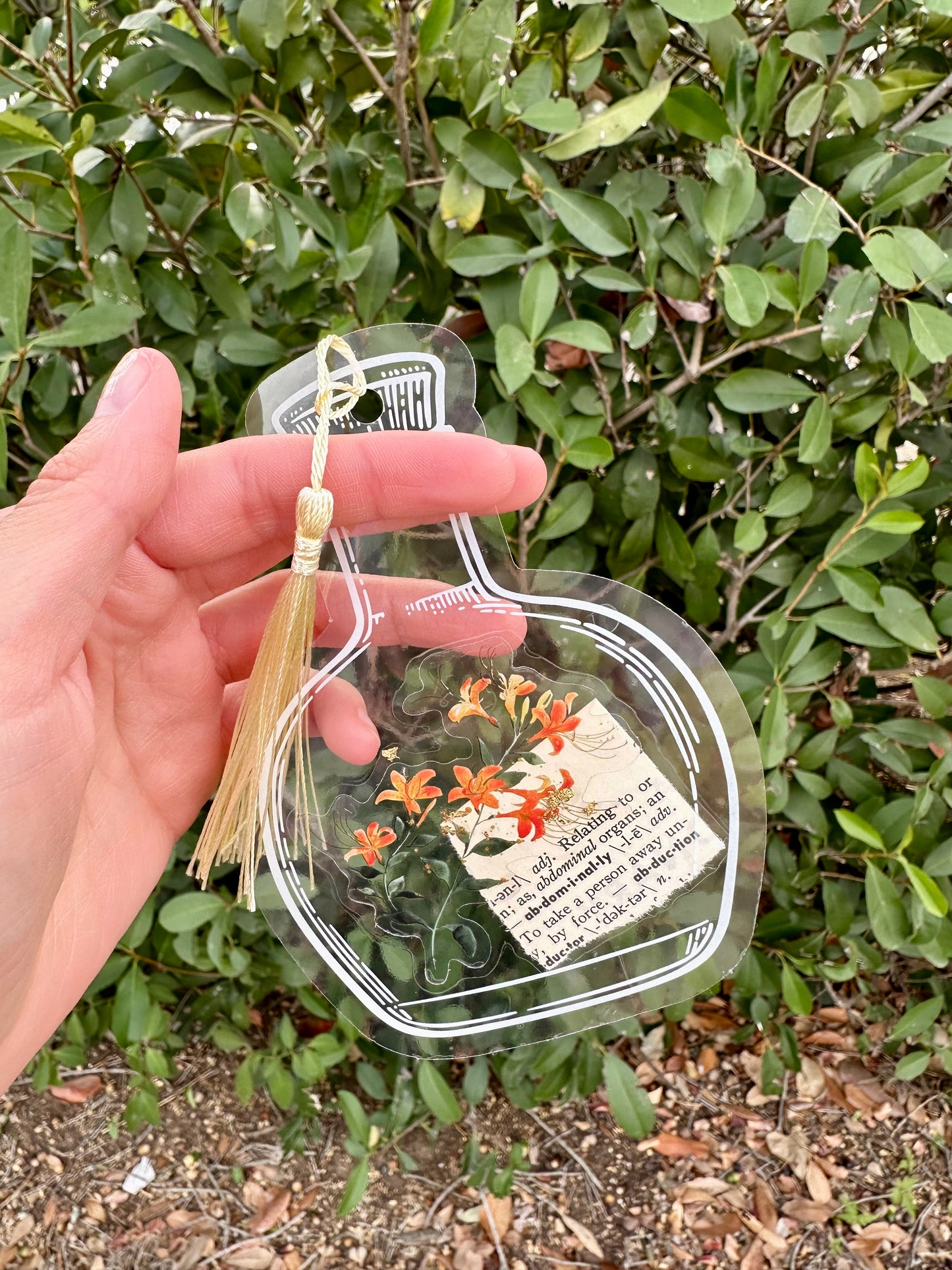 Flower Potion Bookmark