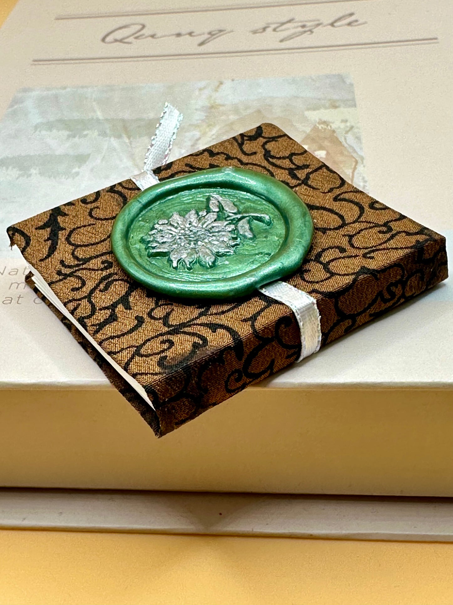 Mini Wax Seal Books - Brown