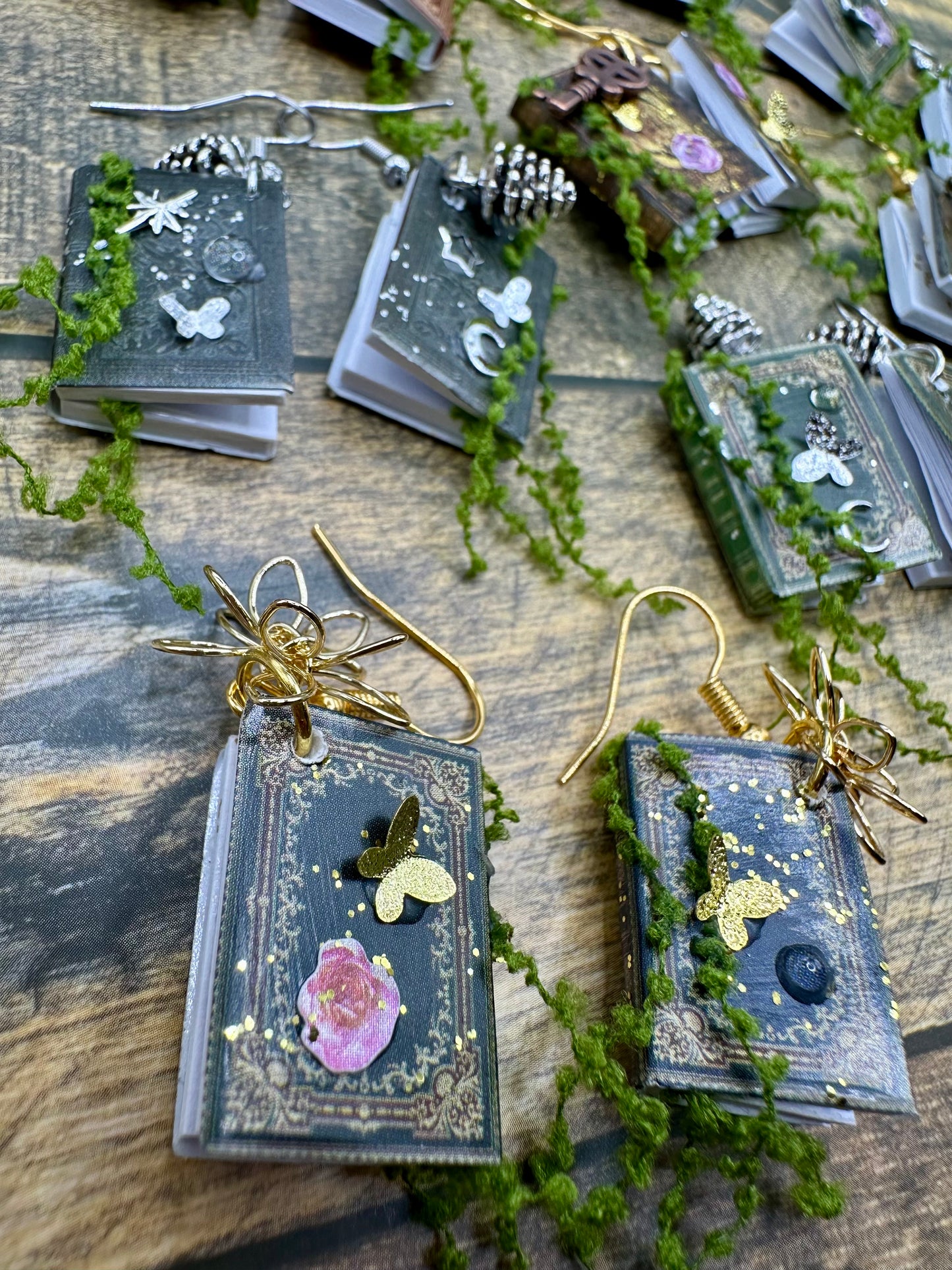 Magical Spellbook Earrings