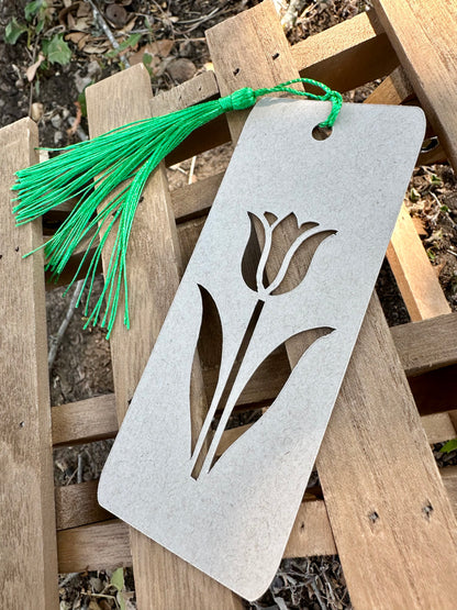 Blind Bookmark Set - Flowers