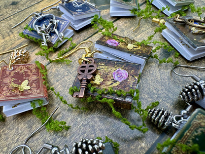 Magical Spellbook Earrings