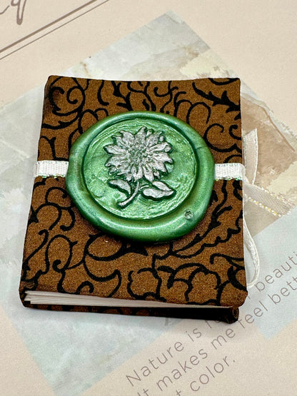 Mini Wax Seal Books - Brown