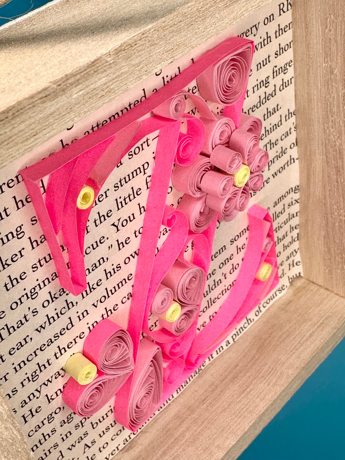 Paper quilling detail photo