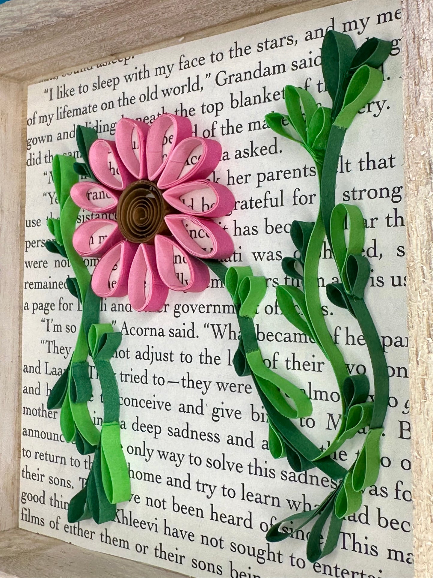 Custom quilling art letter N